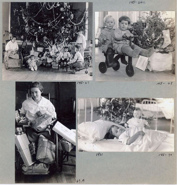 Christmas at the UI Children's Hospital, 1921 | Iowa City Town and Campus Scenes