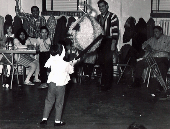 LULAC Christmas party, Davenport, Iowa, early 1960s