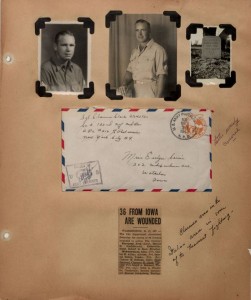 Iowa Digital Library: Evelyn Birkby World War II scrapbook, 1942-1944. Iowa Women's Archives